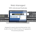 Miniatyrbillede 2 af 3: ZYXEL GS1900-24HPv2 - Smart switch - 24 x 10/100/1000 (PoE) + 2 x 10/100/1000