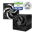 Miniatyrbillede 1 af 4: Case ventilator - ARCTIC - P12 PWM PST Sort (pakke med 5) (ACFAN00137A)