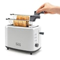 Pikkukuva 2 / 4: BLACK+DECKER BXTOA820E 820W leivänpaahdin, 2 paikkaa, 3 toimintoa, 7 tasoa, itsekeskittyvä, 2 pihtiä kaikille leipätyypeille