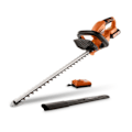 Miniatyrbillede 1 af 6: Dual Power batteri hækkeklipper - DUAL POWER - POWDPG75320 - 580 mm klinge - 18 mm afstand Orange - Sort