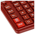 Pikkukuva 3 / 4: Calculatrice Eleven - SDC888XRDE - Laskin SDC888XRD punaisella 12-numeroisella näytöllä
