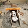 Miniatyrbillede 4 af 6: Dozor-B Kampvogn - Ugears - 3D Puslespil i Træ