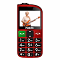 Miniatyrbillede 3 af 5: EVOLVEO EasyPhone FL rød med ladestøtte