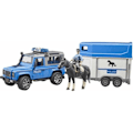Pikkukuva 1 / 3: LAND ROVER pakettiauton ja ratsastajan kanssa -POLIISI-