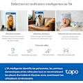 Miniatyrbild 6 av 6: WiFi inomhus övervakningskamera 360° 2K(4MP) - TP-Link Tapo C220 - Nattvision - Persondetektion - Rörelsesökning