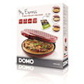Pikkukuva 4 / 4: Pizzauuni - DOMO - My express - 1450W - Punainen - Ajastin - Säädettävä lämpötila