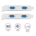 Pikkukuva 3 / 4: AXAGON PCEA-PSN PCIe-sovitin 4 ASIX-sarjaportilla AX99100 Chipsatz - 8595247905413