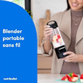 Miniatyrbillede 3 af 6: Blender transportabel - NUTRIBULLET - NBP003B - 100 W - 475 ml - Uden BPA - Sort