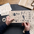 Miniatyrbillede 3 af 4: Tyrannosaurus Rex - Ugears - 3D puslespil i træ