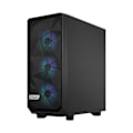 Miniatyrbillede 1 af 6: FRACTAL DESIGN Meshify 2 Compact Lite RGB Black TG Light tint ATX PC cover