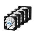 Miniatyrbillede 1 af 3: Arctic F8 PWM PST Value Pack Kabinettsventilator - 80 mm termoregeleret med PST-systemet (pakke med 5)