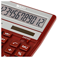Pikkukuva 4 / 4: Calculatrice Eleven - SDC888XRDE - Laskin SDC888XRD punaisella 12-numeroisella näytöllä