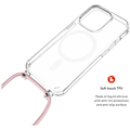 Miniatyrbillede 3 af 4: FIXE MagPure Neck med pink snor til Apple iPhone 16 Pro