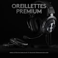 Miniatyrbillede 4 af 6: Gaming headset - Kablet - Logitech G - Pro X - Med mikrofon - Sort