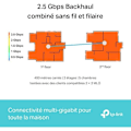 Miniatyrbillede 5 af 6: WiFi 7 Mesh System BE9300 - TP-Link - Deco BE65 - 11000 Mbit/s - Tri-Band - WPA3