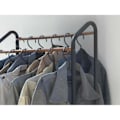Miniatyrbillede 3 af 4: Yamazaki Home Tøj Bøjle Knagerække Skohylde Garderobe Knagerække Sort Farve 67x172x35 cm sort