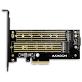 Pikkukuva 1 / 3: AXAGON PCEM2-D PCI-Express PCIe -kortti, joka sopii (SSD): M.2 PCIe NVMe SSD