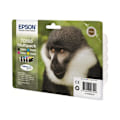Miniatyrbillede 2 af 2: EPSON Multipack T0895 - Monkey - Sort, Cyan, Magenta, Gul (C13T08954020)