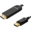 Pikkukuva 2 / 2: Premiumcord audio-videokaapeli - kportad21 - DisplayPort - HDMI-kaapeli 2m musta ()
