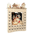 Miniatyrbillede 2 af 2: Træ adventskalender "Vinterdrøm"