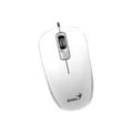 Miniatyrbillede 1 af 2: Mus - GENIUS - DX-110 WHITE - Kablet - Optisk - Scrollhjul