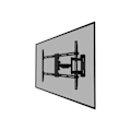 Miniatyrbillede 4 af 4: Neomounts WL40-550BL16 kit de