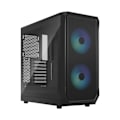 Miniatyrbillede 1 af 6: FRACTAL DESIGN Focus 2 RGB Black TG Clear Tint PC etui