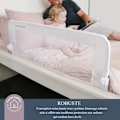 Pikkukuva 3 / 6: Dreambaby Maggie sängyn kaide - sisäänrakennetut ja tasaiset sängyt - Leveys 110 cm ja korkeus 50 cm hvid