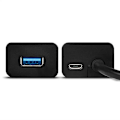 Pikkukuva 2 / 4: AXAGON HUE-S2BP USB3.0 4-porttinen latauskeskus virtalähteellä ja pikalataustoiminnolla. Kaapeli 1,2 m
