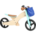 Pikkukuva 3 / 5: Tasapainopyörä-kolmipyörä 2 in 1 Turquoise Sort, beige og blå
