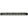 Miniatyrbillede 1 af 3: Switch - Netgear - GS316EPP - 16 porte - PoE+ - Gigabit Ethernet