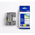 Miniatyrbillede 2 af 2: BROTHER P-TOUCH TZE-111 etikettape - 6 mm - Sort på gennemsigtig - Standard klæbemiddel