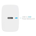 Miniatyrbillede 2 af 4: FIXE med USB-C output og PD 30W støtte hvid