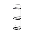 Miniatyrbillede 1 af 3: 3-lags badeværelseshylde - H67 cm - 18 cm X 12 cm X 67 cm - CaliCosy Black