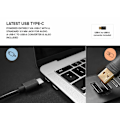 Miniatyrbillede 3 af 3: USB 2.0 højttalere - Kreativ - Pebble V2 - Minimalistisk design - USB-C tilslutning - 8 W RMS sort