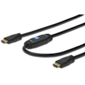 Pikkukuva 2 / 2: HDMI Ultra HD -vahvistettu kaapeli 20m - ASSMANN ELECTRONIC - Kaksoissuojaus - 3D-siirto sort