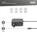 Miniatyrbillede 2 af 2: USB-C Laptop Oplader - DIGITUS - 100W GaN - Hurtig opladning - Kabel inkluderet sort