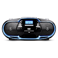 Pikkukuva 2 / 4: Boombox - TREVI - CMP 574 - CD-soitin, USB, Radio - Musta ja sininen
