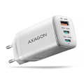 Pikkukuva 1 / 2: Laturi - AXAGON - ACU-DPQ65W - 1x USB-A / 2x USB-C - PD 3.0 / QC4 / PPS - 65W