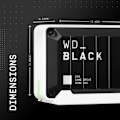 Miniatyrbillede 2 af 3: Western Digital D30 ekstern SSD til Xbox 1TB Sort