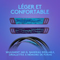 Miniatyrbillede 2 af 6: Gaming headset - Kablet - Logitech G - G335 - Letvægts - Sort