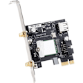 Pikkukuva 1 / 3: Gigabyte GC-WB1733D-I, sisäinen, langaton, PCI-E, WLAN-Bluetooth, IEEE 802.11ac, 1733 Mbit-s
