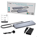 Miniatyrbillede 2 af 3: USB-C dockingstation - I-TEC - Ergonomisk - 4K - 3 Skærme - 100W