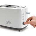 Pikkukuva 4 / 4: BLACK+DECKER BXTOA820E 820W leivänpaahdin, 2 paikkaa, 3 toimintoa, 7 tasoa, itsekeskittyvä, 2 pihtiä kaikille leipätyypeille