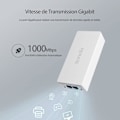 Miniatyrbillede 4 af 4: PoE-injektor - TENDA - PoE30G-AT - 2 Gigabit Ethernet-porte - 30W strømforsyning - Netværk