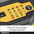 Miniatyrbillede 5 af 6: POWX4201 - Intelligent oplader - 12V 60Ah Gul