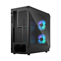 Miniatyrbillede 3 af 6: FRACTAL DESIGN Focus 2 RGB Black TG Clear Tint PC etui