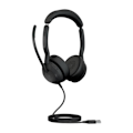 Pikkukuva 4 / 4: Kuulokkeet - JABRA - Evolve2 50 - USB Type-A - Aktiivinen taustamelun vaimennus - Optimaalinen mukavuus sort