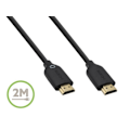 Miniatyrbild 2 av 3: BELKIN HDMI-kabel M / M - High Speed W Ethernet - 2 m - Svartguld