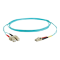 Miniatyrbillede 3 af 3: C2G LC-SC 10 Gb 50/125 OM3 Duplex Multimode PVC …